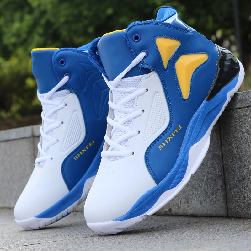Баскетбольная обувь с воздушной подушкой для мужчин и женщин разноцветные