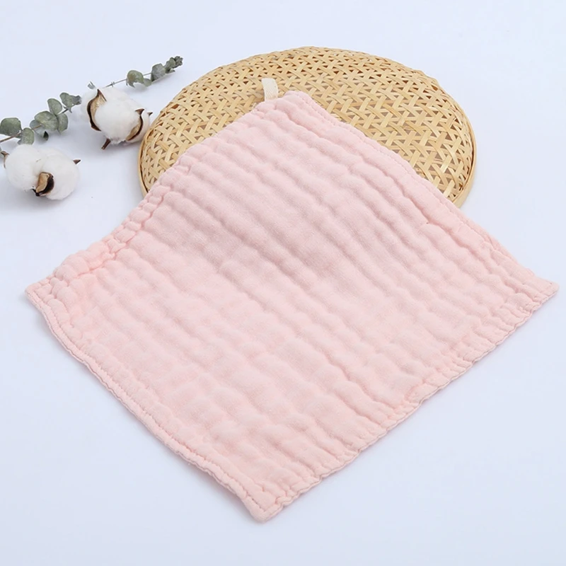 

124D 3 Pcs/Pack Baby Infants Feeding Bibs Absorbent Soft Gauze Burp Saliva Towel Handkerchief Toddler Scarf Wash Cloth Newborn