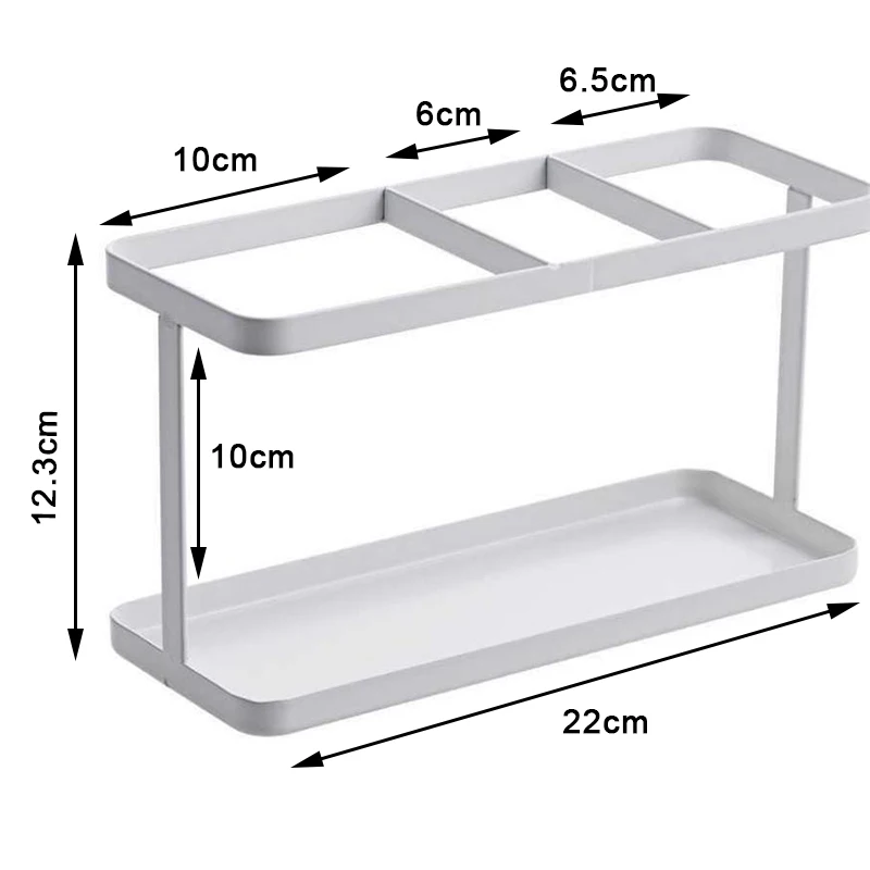Металлический столик для ванной комнаты инструмент ухода за волосами и укладки