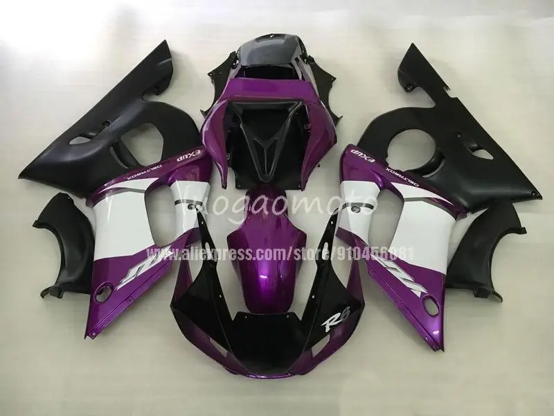 

Инъекция для розового черного кузова YAMAHA YZF R6 YZF600 YZF 600 YZFR6 98 99 00 01 02 1998 1999 2000 2001 2002 OEM обтекатель