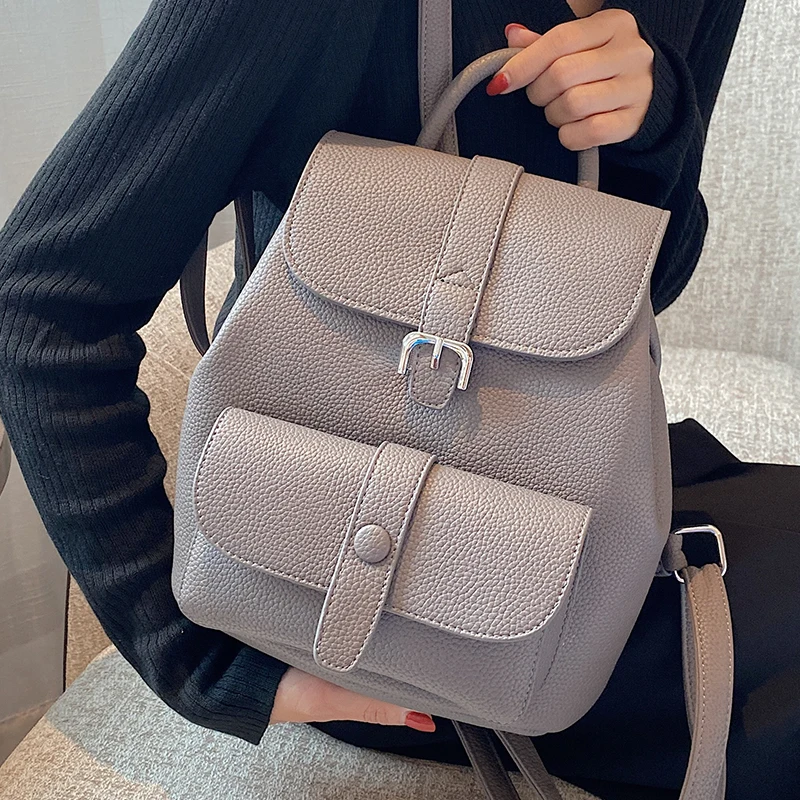 

Модный женский рюкзак, сумка 2021, женский рюкзак из искусственной кожи, дизайнерский бренд для девочек-подростков, высококачественный дорож...