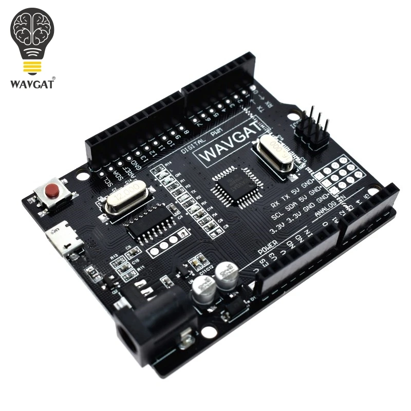 WAVGAT для Arduino UNO R3 макетная плата высокое качество CH340G ATMEGA328P 16 МГц AU|Интегральные