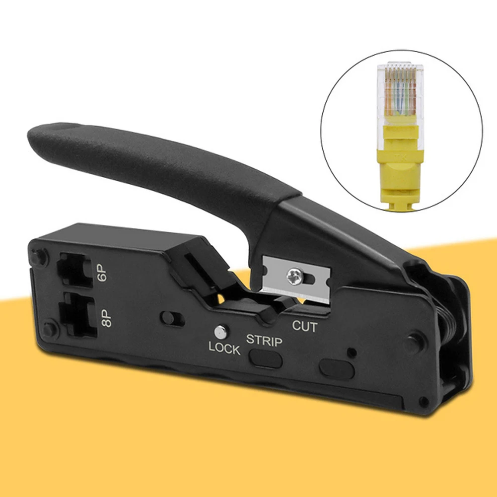 Все в одном инструмент RJ45 инструменты для обжима сети Cat7 Cat6 Cat5 RJ11 RJ12 модульные