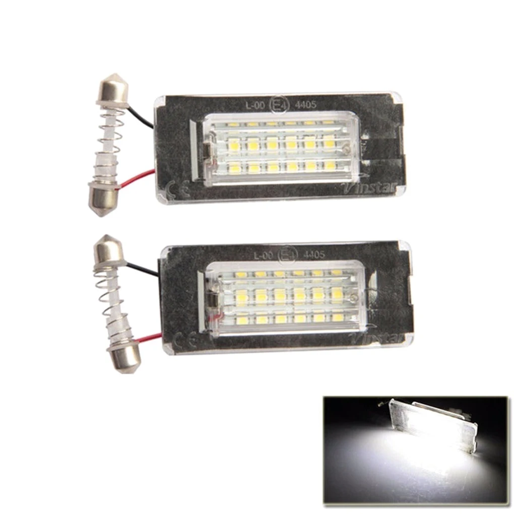 Замена для Mini Cooper S R53 2001 2006 1 пара задний светодиодный светильник номерного знака