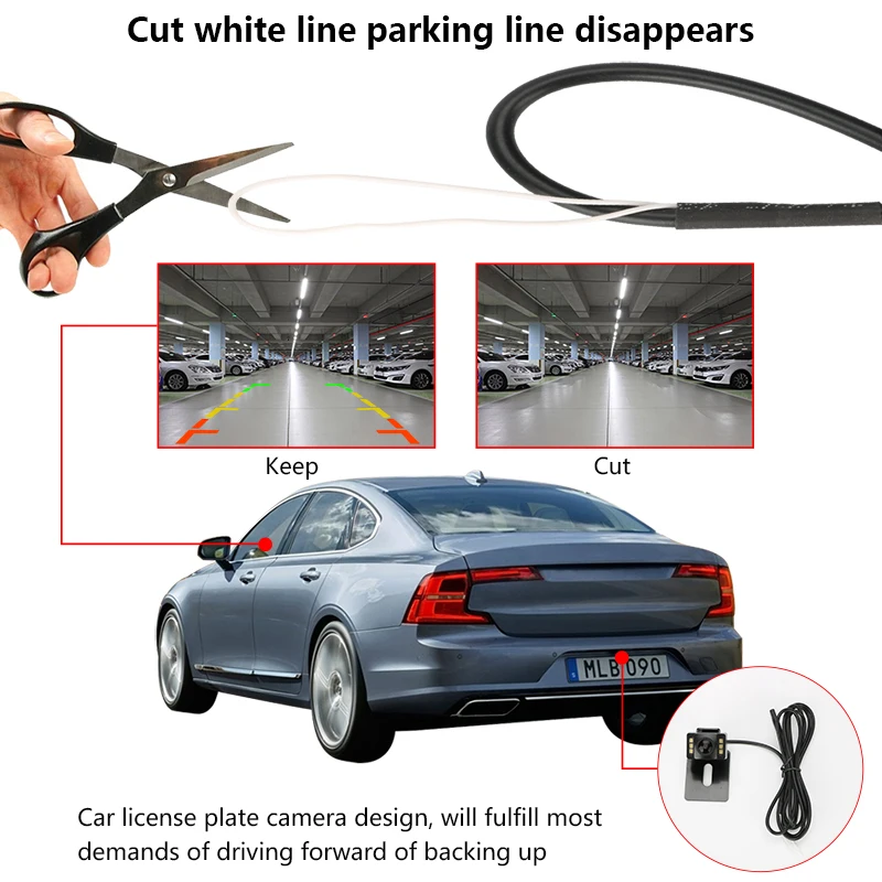 Jansite камера заднего вида 5 дюймов Цифровая беспроводная резервная с монитор для