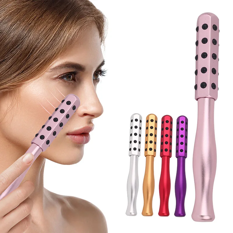 Beauty Face Roller Face Lift Slimming Massage Skin Care 30 Germanium Bead Stones Facial Massager Relaxation Soothing Slimmer