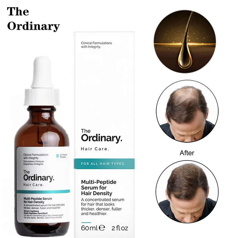 

Оригинальные аутентичные эфирные масла для роста волос The Ordinary, уход за эссенцией, выпадение волос, жидкий пептид, лечение, сыворотка для рос...
