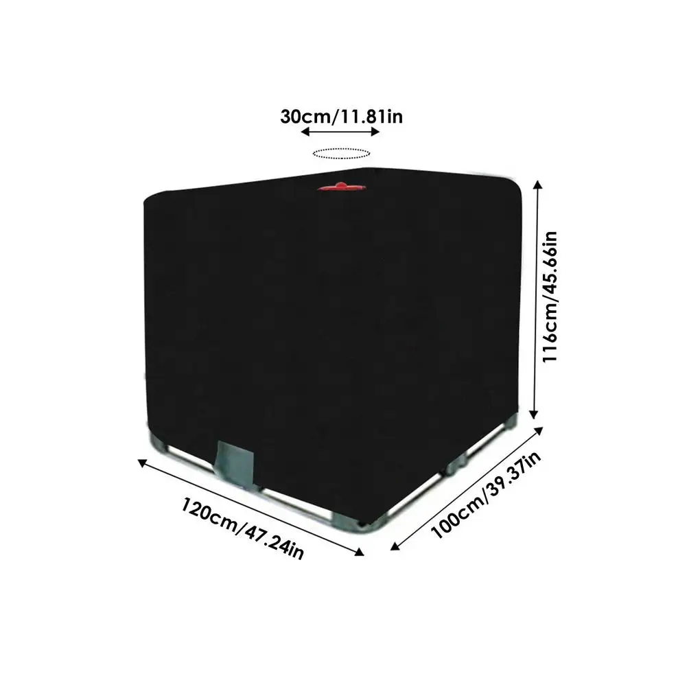 

Outdoor Water-proof Dust-proof Bucket Protective Cover For IBC Tank Dust Cover UV Resistant Cover For 1000 L IBC Container