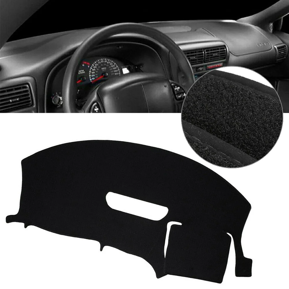 

Черный автомобильный коврик для приборной панели, коврик для приборной панели, Солнцезащитный коврик для Chevrolet Camaro 1997 1998 1999 2000 2001 LHD ТОЛЬКО