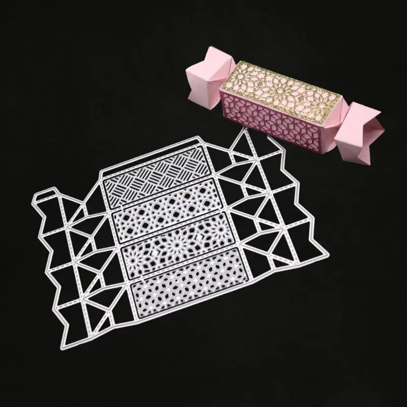 Креативная коробка для конфет металлические режущие штампы трафарет