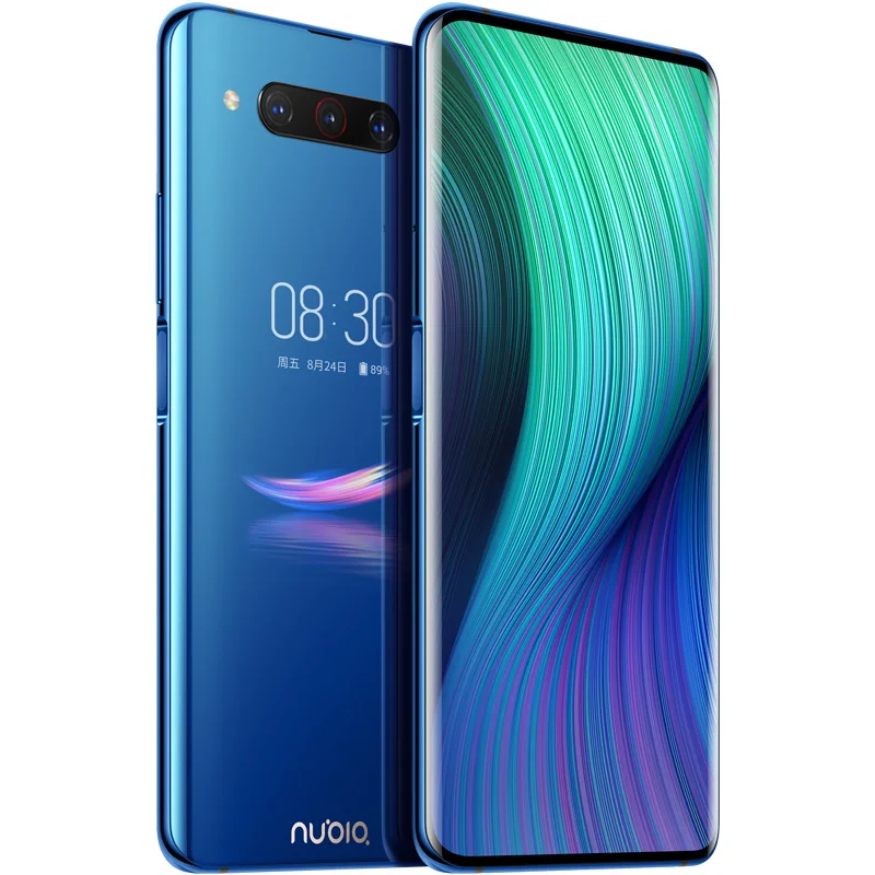 Мобильный телефон zte Nubia Z20 6,4"+ 5,1" 8G 128G Snapdragon 855 plus 2,96 GHz 4000mAh 48MP камера двойной экран телефона