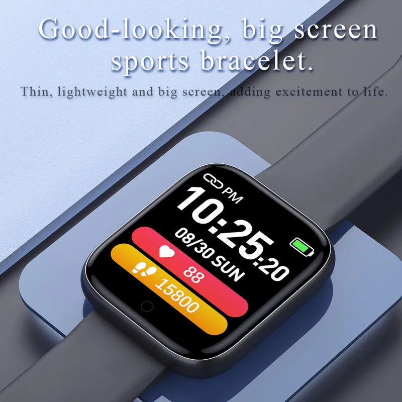 Смарт часы T85 с цветным экраном спортивные пульсометром кислородом мониторингом