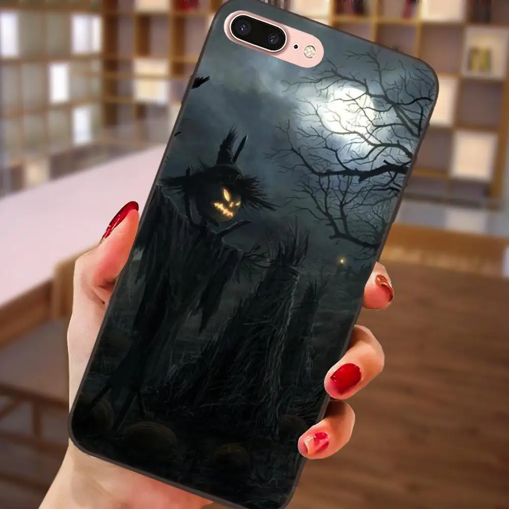 Happy Halloween Ткань тыквы для samsung Galaxy Note 4 8 9 G313 S3 S4 S5 S6 S7 S8 S9 S10 Edge рlus Lite I9080| |