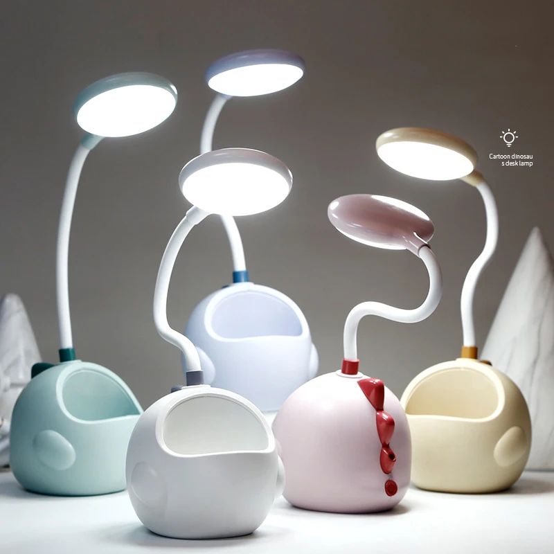 

LED desk lamp reading learning ins eye protection lamp student dormitory USB rechargeable bedroom bedside night lamp wholesale