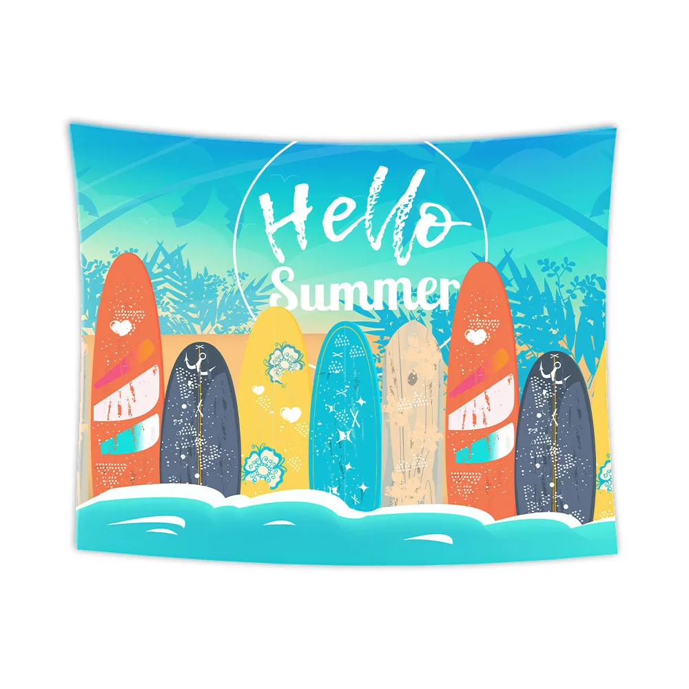 Серфинг доска для серфинга гобелен настенный песчаный пляжный ковер пикника