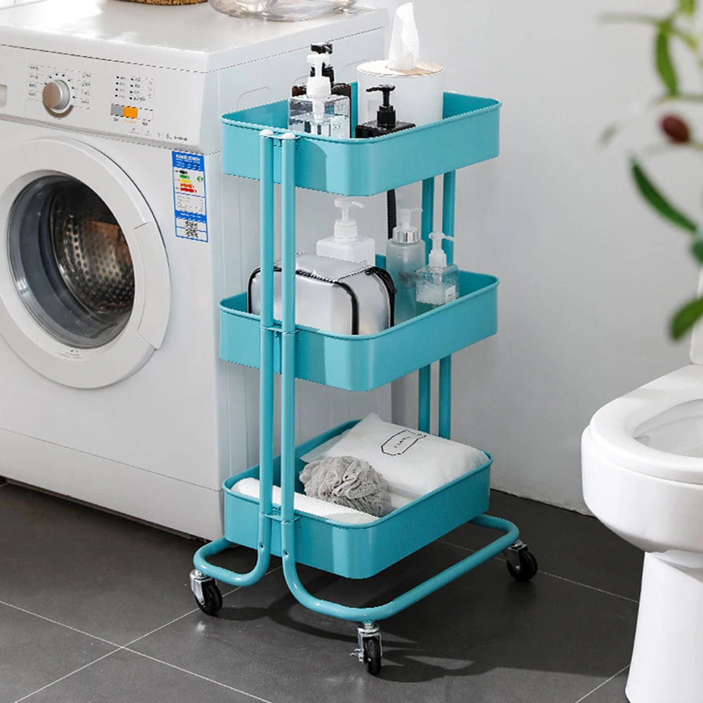 Кухонная стойка для хранения холодильник боковая полка съемная утилита корзина