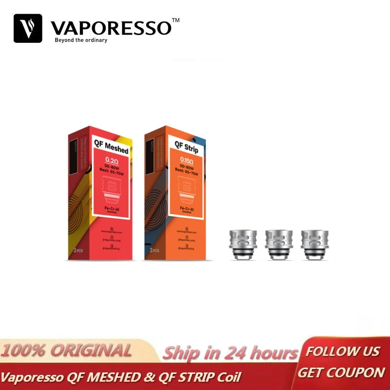 18 шт./лот Vaporesso SKRR Замена QF Vape катушки QF полосы 0.15ohm QF в сеточку 0.2ohm атомайзер ядро для Люкс Gen комплект SKRR-S танк