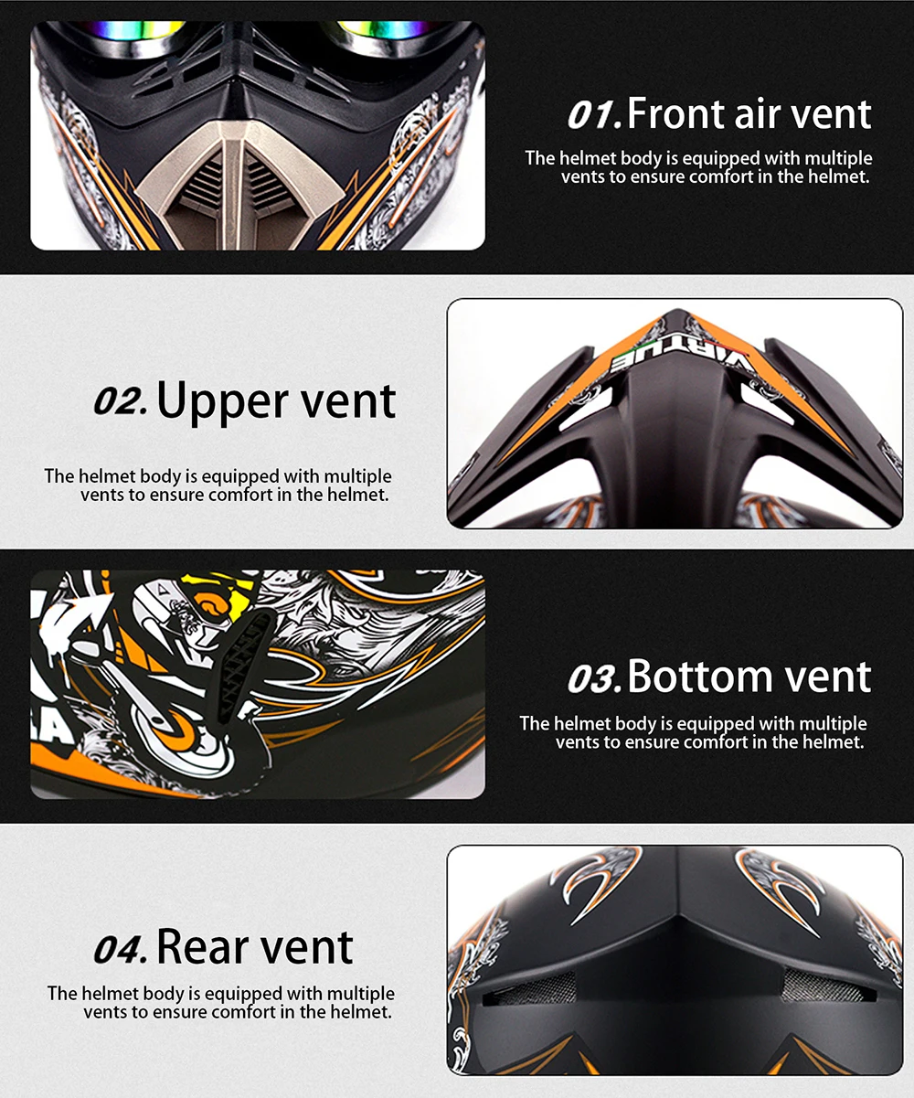 Профессиональный Гоночный Кроссовый шлем hors route Casque Moto Capacete Moto Casco внедорожный мультяшный детский мотоциклетный шлем
