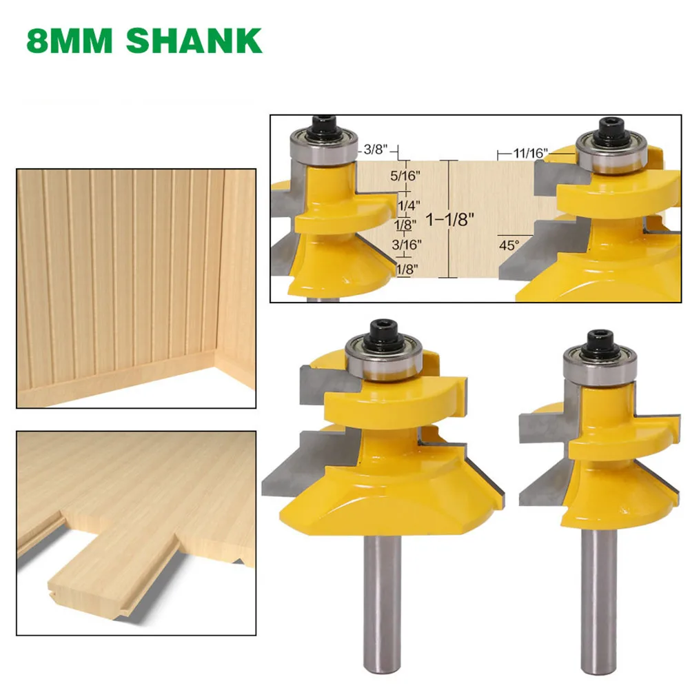 

2021 New Tongue +Groove - 1/4\" Shank Cheap Durable Hot Sale Top-quality