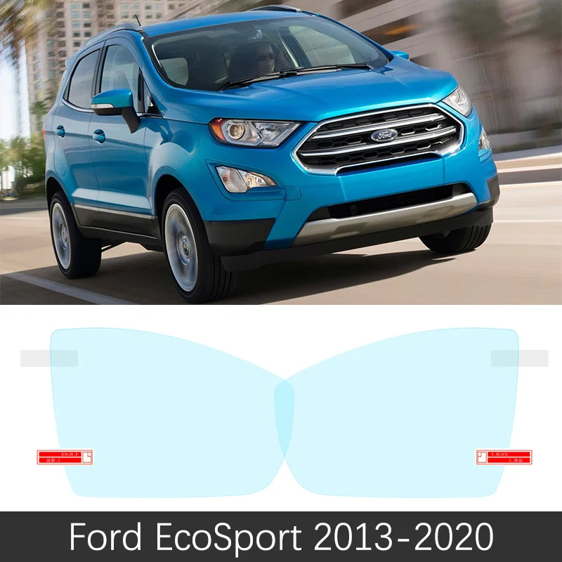 EcoSport 2013-2018 Для Ford EcoSport MK2 2013~ полное покрытие Зеркало заднего вида непромокаемые Анти-противотуманная пленка аксессуары - Название цвета: EcoSport 2013-2018