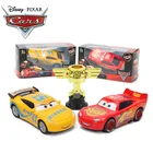 7-9 см Disney Pixar Cars 3 Lightning McQueen Mater Jackson Storm Ramirez 1:55 литье под давлением Металл оттягивание автомобиль игрушка модель мальчики подарки