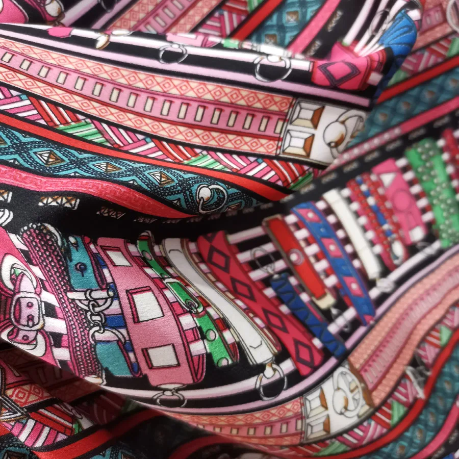 Модный Шелковый сатиновый плательной ткани квалифицированных атласный шифон