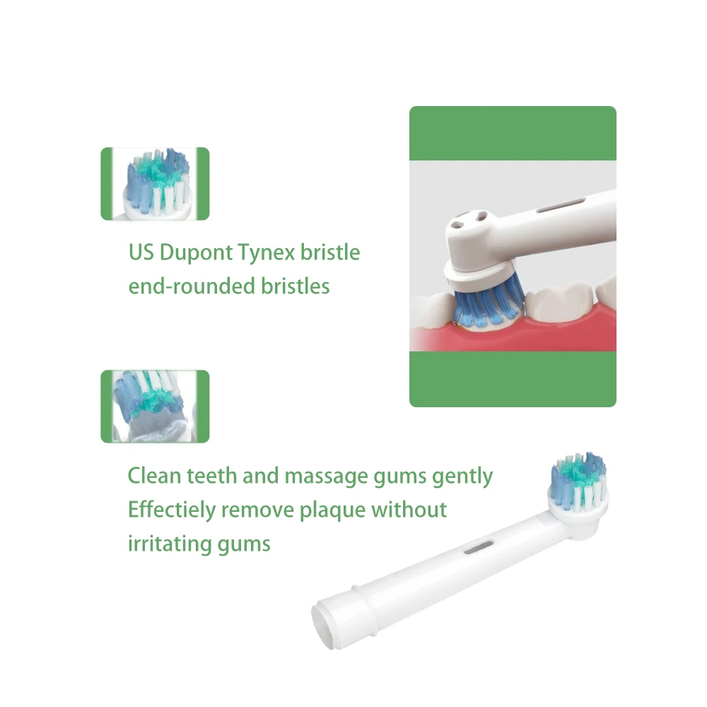 Универсальные головки для электрической зубной щетки Carrywon сменные насадки с