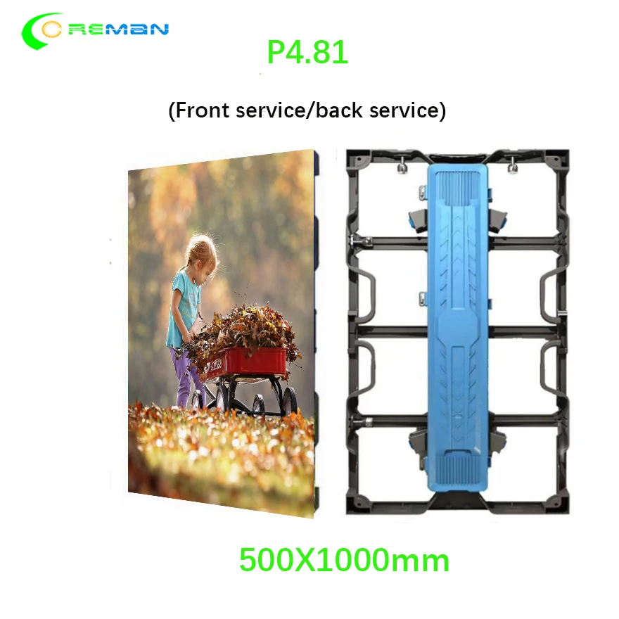 Светодиодный экран модуль светодиодный дисплей Панель p4.81 Крытый 250x250 мм полный