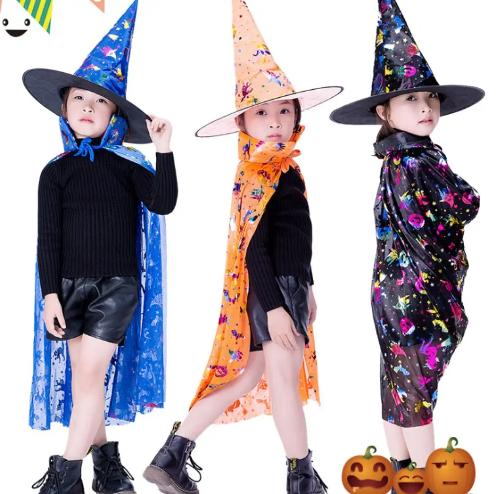 Детская накидка на Хэллоуин Магическая ведьмы для косплея| |