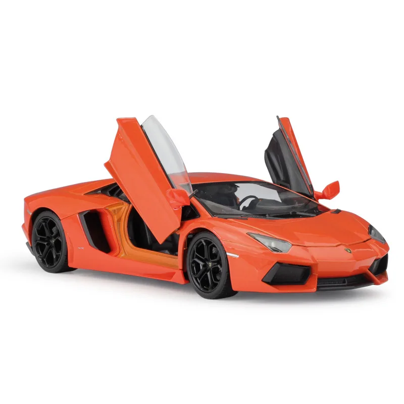 

WELLY 1:24 Lamborghini Aventador LP700 Alloy Luxury Vehicle Diecast Pull Back Cars Model Toy Collection Xmas Gift