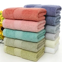 super soft 35x75cm dobby cotton face hand towel cotton bath room hand towel solid terry cotton hotel bathing towel