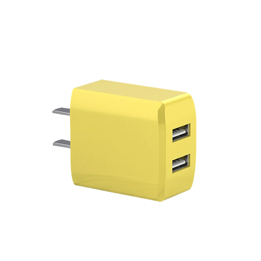 

Dual 5V 2.1A USB Charger Universal 2 USB Ports Fast Wall Charger US Adapter For