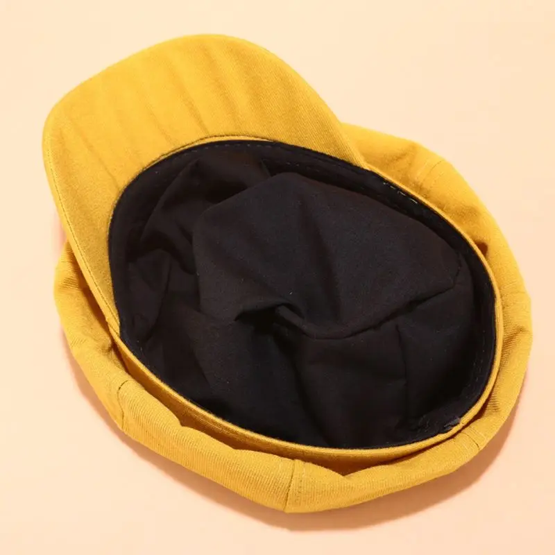 Женская винтажная Вельветовая восьмиугольная шапка для девушек осень-зима