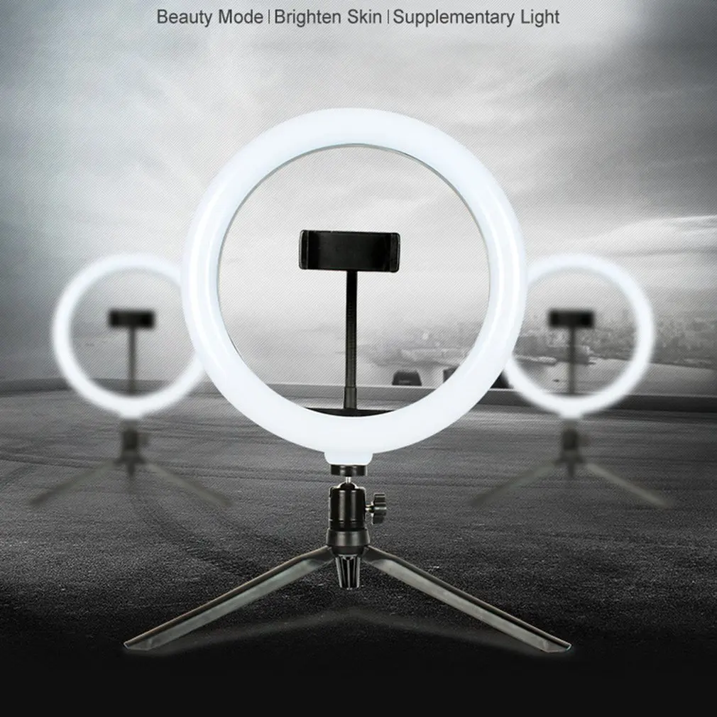 

8/10/12/13inch RGB Ring Light tripod LED Phone Ring Light Selfie Ring Light with Stand RGB 15 color video light For Youtube Live