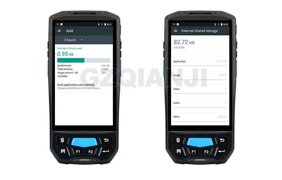 КПК сборщик данных android КПК ручной терминал штрих-кодов sacnner reader 1D 2D bluetooth inventoryуправление склад системы КПК