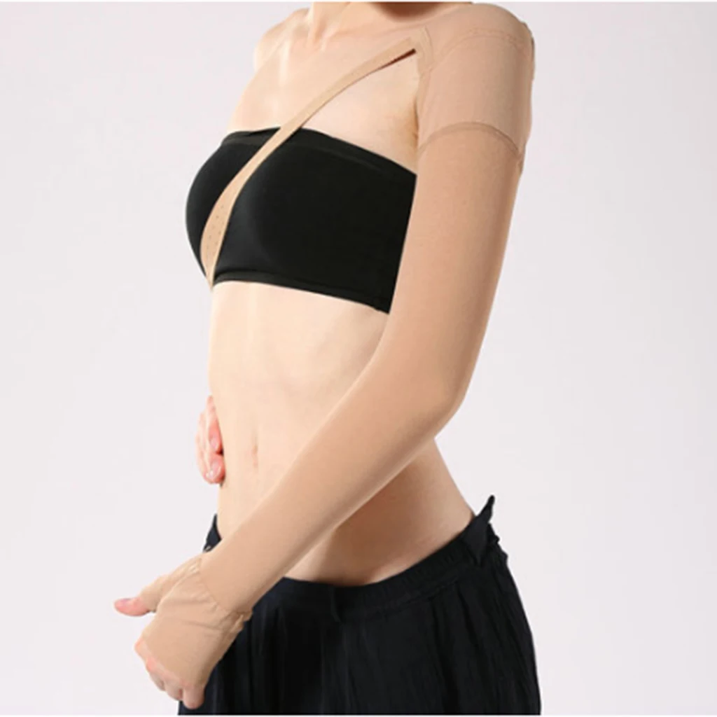 

Women's Lymphedema Compression Arm Sleeve with Shoulder Strap Spandex S/M/L