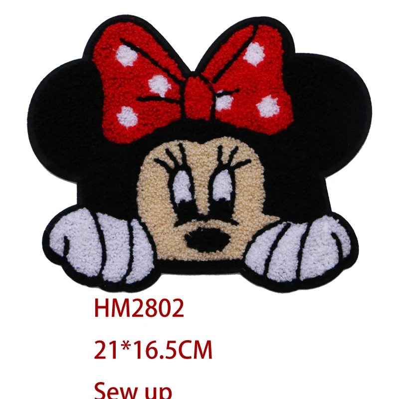 Мультяшная Минни Дак Милая мышь блёстки значок вышивка аппликация патчи для kawaii