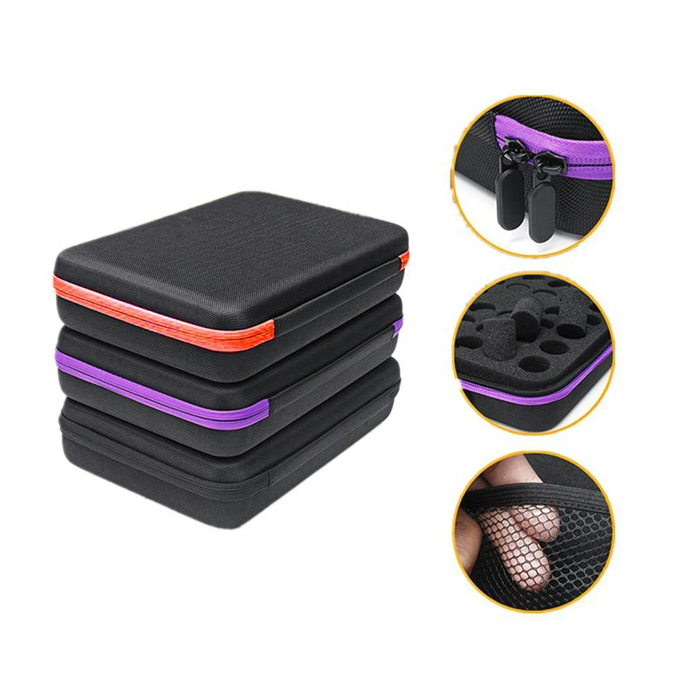 Essential Oil Case 63 Bottles 5ML10ML 15ML Perfume Box Travel Portable Carrying Holder Nail Polish Storage Bag | Дом и сад