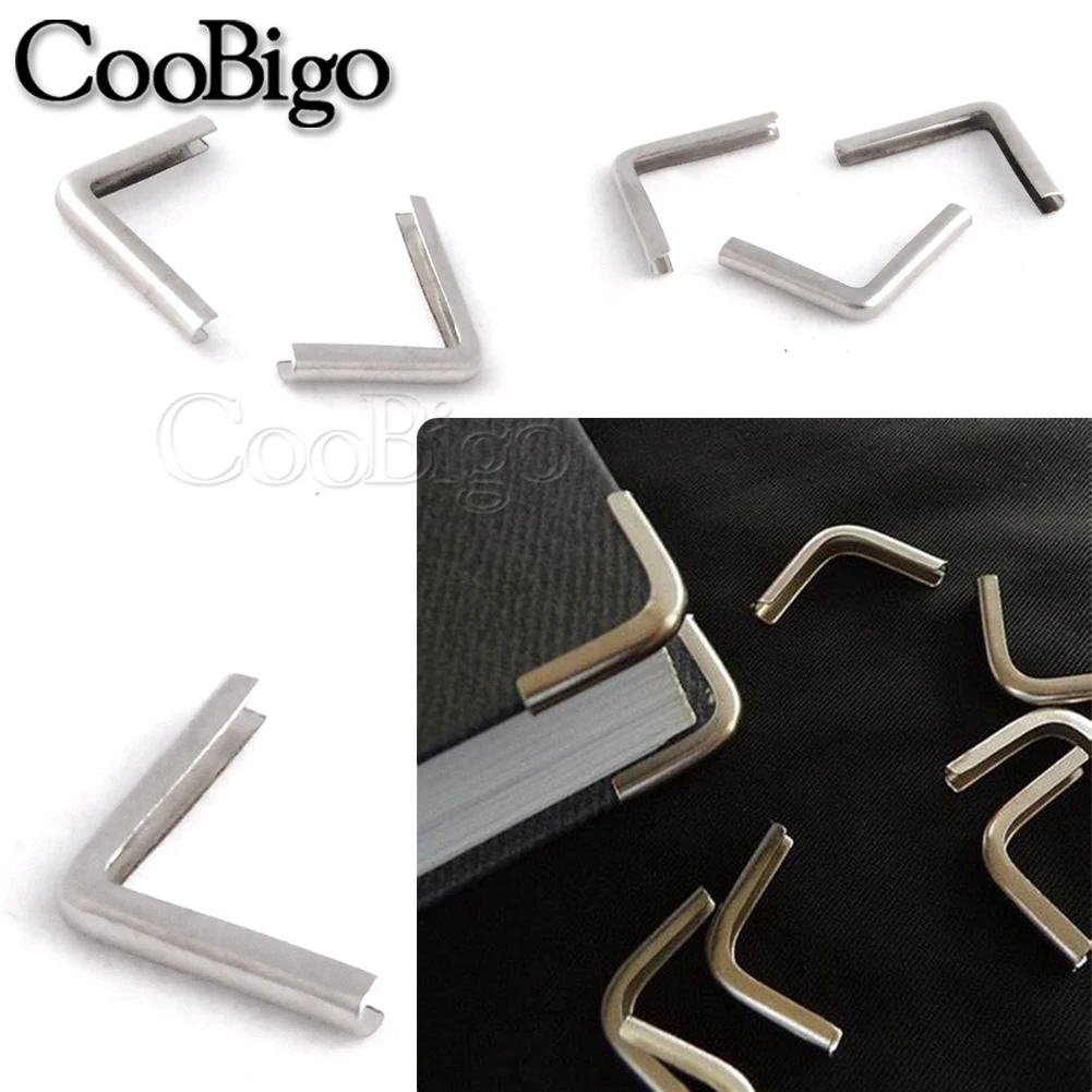 Защитные металлические уголки книга Скрапбукинг Альбомы меню папки записные