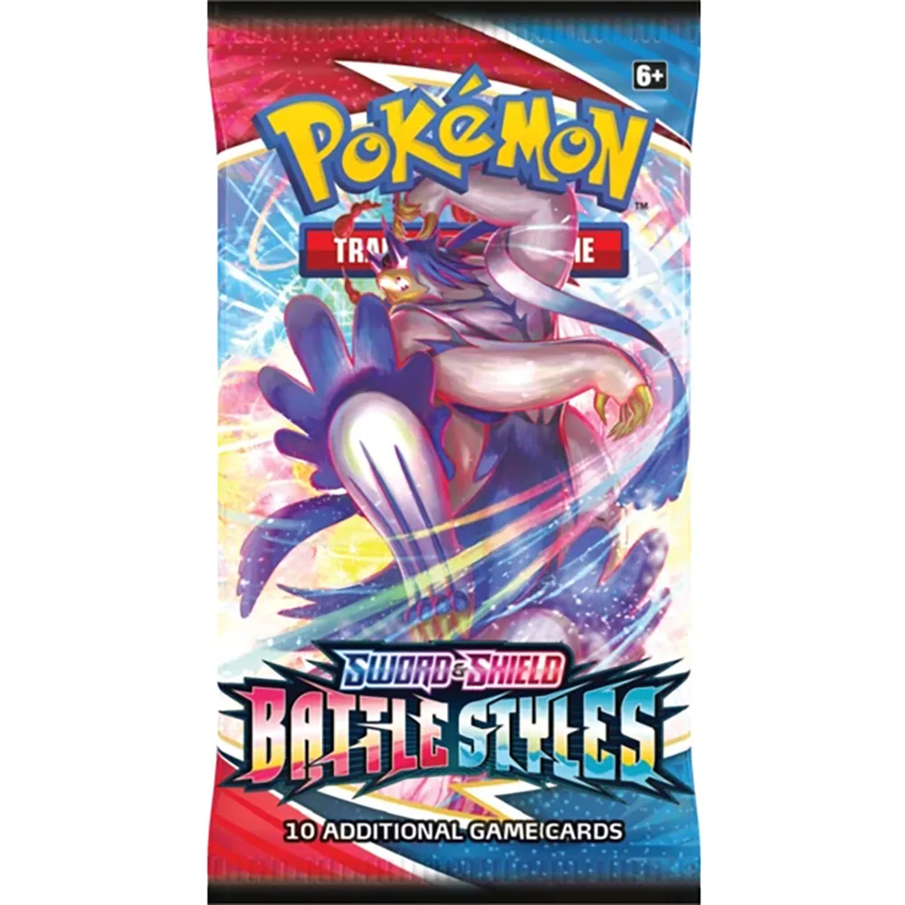 

NEW 360Pcs Pokemon TCG: Sword & Shield Battle Styles Booster Box 36 Bag Sealed Trading Card Game Collectible Toys