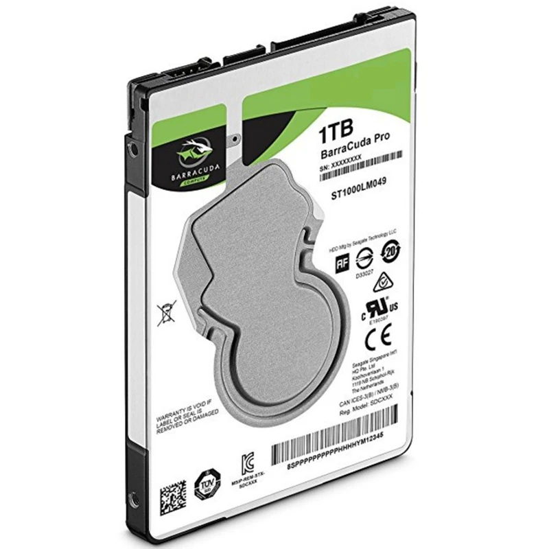 Новый HDD для Seagate Brand BarraCuda 1 ТБ 2 5 &quotSATA 6 ГБ/сек. 128MB 7200RPM внутреннего жесткого диска