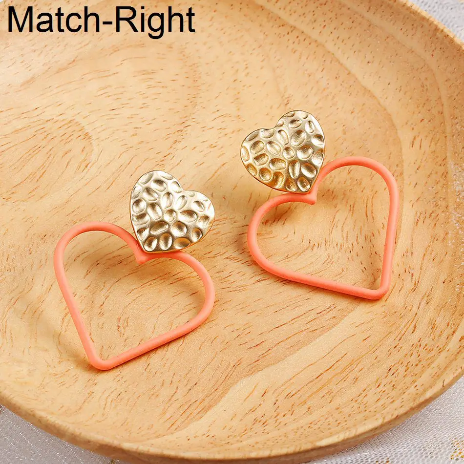 Женские массивные модные серьги Match Right для женщин милые корейские подвески с