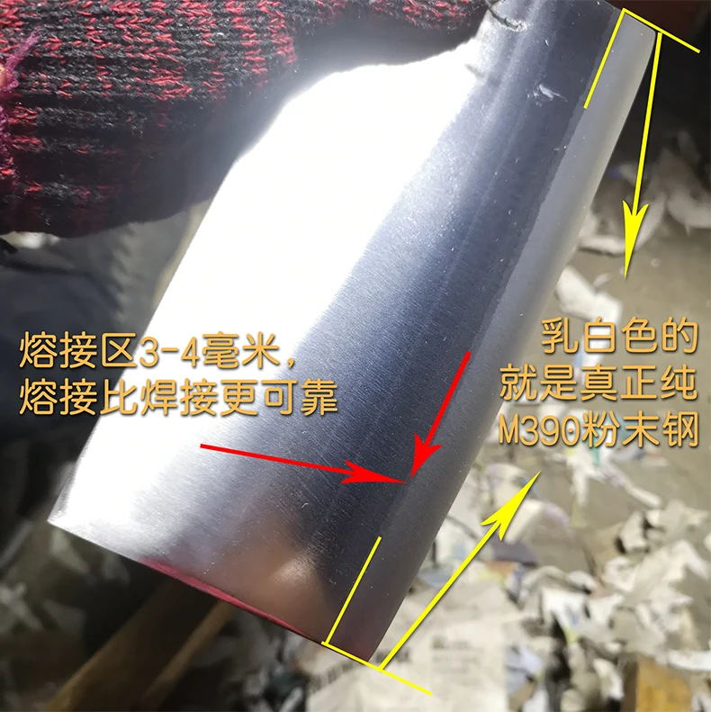 Набор кухонных ножей yeelong M390 из нержавеющей стали ", нож шеф-повара из высокоуглеродистой нержавеющей стали с деревянной ручкой