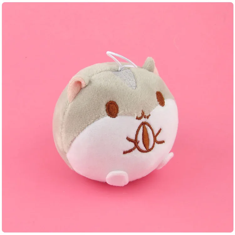 Милые животные хомяк кролик плюшевые игрушки Кукла Kawaii сумка Украшение автомобиля брелок держатель подарок мини мягкий брелок Подвески