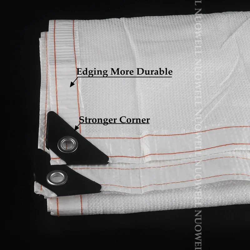 Белая Солнцезащитная сетка на заказ утолщенная для защиты от УФ лучей балкона