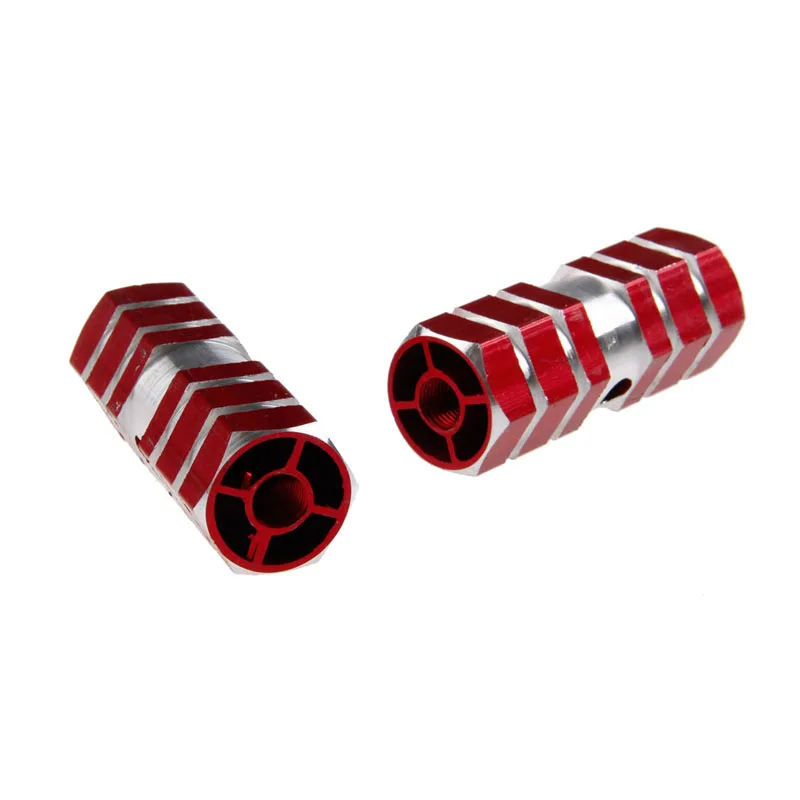 

1Pair Aluminum Alloy Pegs Cycling Bicycle Bike Rear Foot Peg Stunt Six Axle 62KF