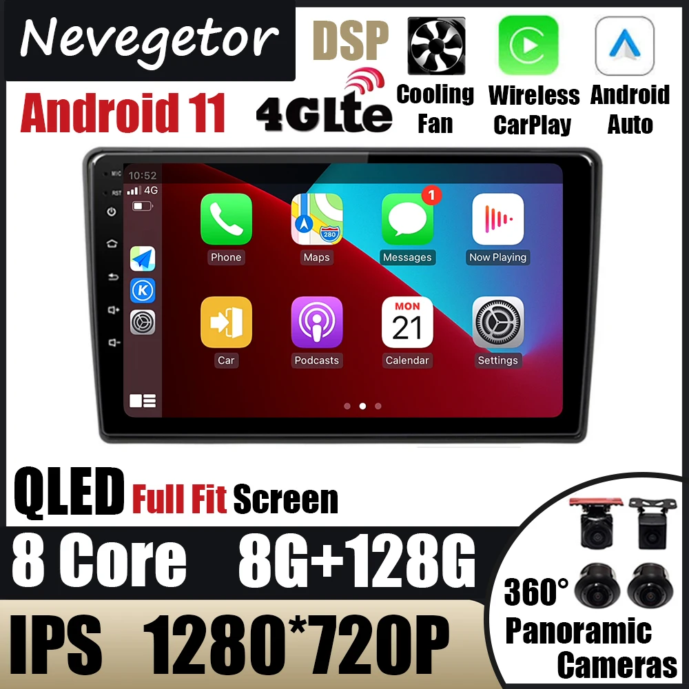 

Android 11 для Hyundai Elantra 2003 2004 2005 2006 DSP 4G GPS-навигация автомобильный радиоприемник мультимедийный плеер Стерео Авторадио DVD 2 Din