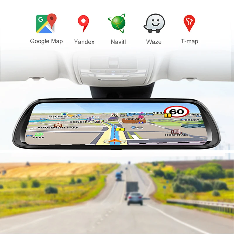 Зеркало-видеорегистратор 12 дюймов Full FHD 4G Android 8 1 GPS | Автомобили и мотоциклы