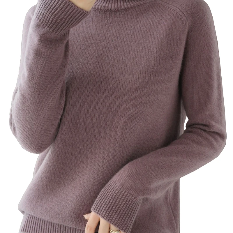 

Осенне-зимний свитер с высоким воротником и длинным рукавом, вязаные свитера, женские повседневные пуловеры, женские свитера, женский свите...