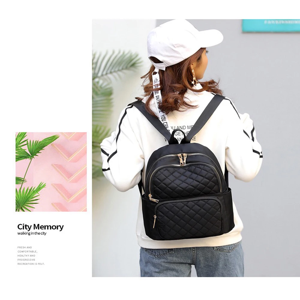 

Fashion Woman's Backpacks Schoolbag Shoulder Bags Woman Backpack Travel Bagpack Waterproof Backpacking